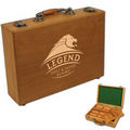 Oak Wood Poker Chip Case (300 Chip Capacity)